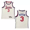 Philadelphia 76ers Iverson #3 2019/20 Swingman Jersey Cream for men - City Edition - uafactory