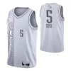 Oklahoma City Thunder Luguentz Dort #5 2021/22 Swingman Jersey White for men - City Edition - uafactory