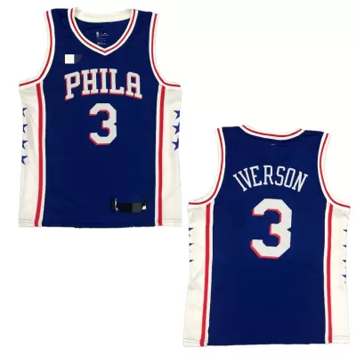 Philadelphia 76ers Iverson #3 Swingman Jersey for men - Association Edition - uafactory