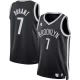 Brooklyn Nets Kevin Durant #7 Swingman Jersey Black for men - Association Edition - uafactory