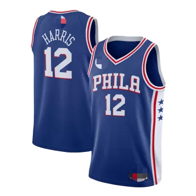 Philadelphia 76ers Harris #12 2020/21 Swingman Jersey Royal for men - Association Edition - uafactory