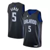 Orlando Magic Bamba #5 2019/20 Swingman Jersey Black for men - Association Edition - uafactory