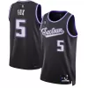 Sacramento Kings De'Aaron Fox #5 2021/22 Swingman Jersey Black for men - City Edition - uafactory