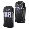 Sacramento Kings Neemias Queta #88 2021 Swingman Jersey Black for men - Statement Edition - uafactory