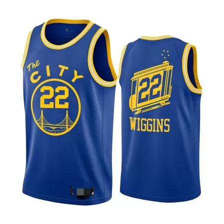 Men's Golden State Warriors Andrew Wiggins #22 Royal Retro Jersey 2020/21 - Classic Edition - uafactory
