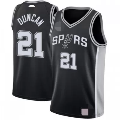 San Antonio Spurs Tim Duncan #21 2020/21 Swingman Jersey Black for men - Association Edition - uafactory