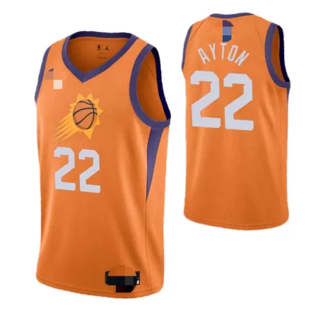 Phoenix Suns Ayton #22 Swingman Jersey Orange for men - Statement Edition - uafactory