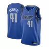 Dallas Mavericks Nowitzki #41 Swingman Jersey Royal for men - Association Edition - uafactory