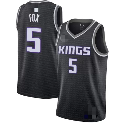 Sacramento Kings De'Aaron Fox #5 2021/22 Swingman Jersey Black for men - City Edition - uafactory