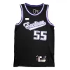 Men's Sacramento Kings Jason Williams #55 Black Retro Jersey 2021/22 - City Edition - uafactory