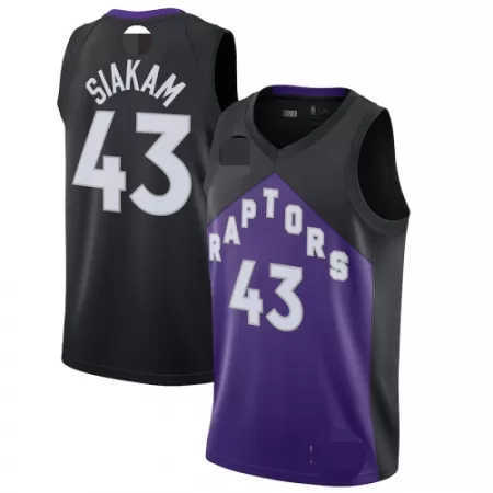 Toronto Raptors Pascal Siakam #43 2021 Swingman Jersey Black&Purple for men - uafactory