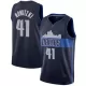 Dallas Mavericks Nowitzki #41 Swingman Jersey Blue for men - uafactory