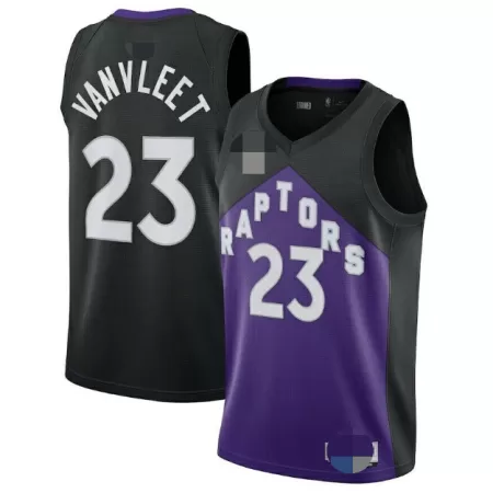 Toronto Raptors Fred VanVleet #23 2021 Swingman Jersey Black&Purple for men - uafactory