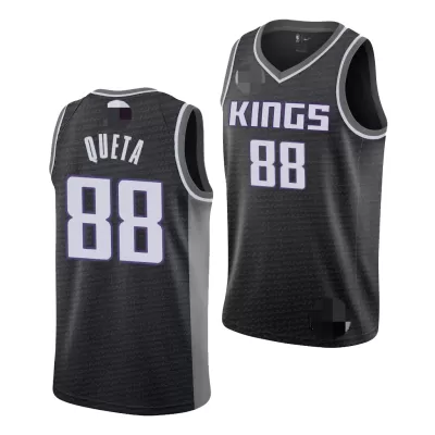 Sacramento Kings Neemias Queta #88 2021/22 Swingman Jersey Black for men - City Edition - uafactory