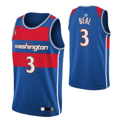 Washington Wizards Bradley Beal #3 2021/22 Swingman Jersey Royal for men - City Edition - uafactory