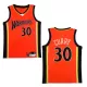 Men's Golden State Warriors Curry #30 Orange Retro Jersey 2009/10 - uafactory