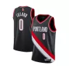 Portland Trail Blazers Lillard #0 2020/21 Swingman Jersey Black for men - Association Edition - uafactory