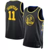 Men's Golden State Warriors Klay Thompson #11 Black Retro Jersey 2021/22 - City Edition - uafactory