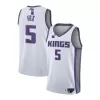 Sacramento Kings Fox #5 Swingman Jersey White for men - Association Edition - uafactory