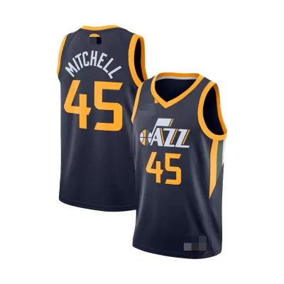 Utah Jazz Mitchell #45 Swingman Jersey Navy for men - Association Edition - uafactory