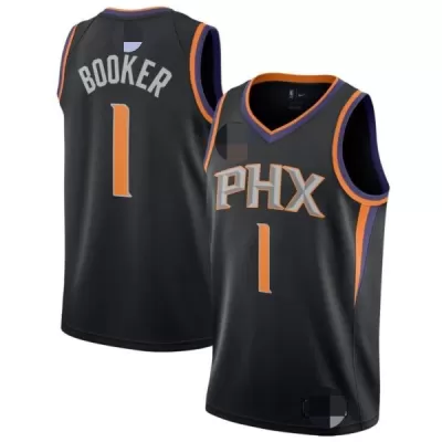 Phoenix Suns Devin Booker #1 2021/22 Swingman Jersey Black for men - uafactory