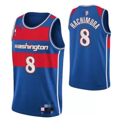 Washington Wizards Rui Hachimura #8 2021/22 Swingman Jersey Royal for men - City Edition - uafactory