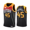 Utah Jazz Donovan Mitchell #45 Swingman Jersey Black for men - City Edition - uafactory