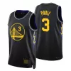 Men's Golden State Warriors Jordan Poole #3 Black Retro Jersey 2021/22 - City Edition - uafactory