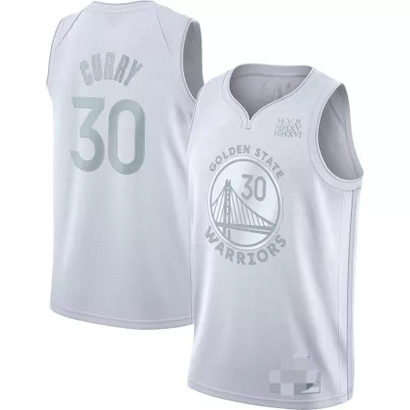 Men's Golden State Warriors Curry #30 White Retro Jersey - uafactory