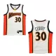 Men's Golden State Warriors Curry #30 White Retro Jersey 2009/10 - uafactory
