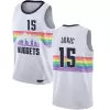 Denver Nuggets Jokic #15 Swingman Jersey White for men - City Edition - uafactory