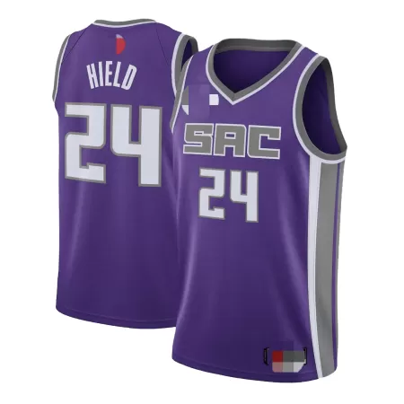 Sacramento Kings Hield #24 Swingman Jersey Purple for men - Association Edition - uafactory