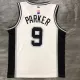 San Antonio Spurs Tony Parker #9 2020/21 Swingman Jersey White for men - Association Edition - uafactory