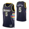 Denver Nuggets Will Barton #5 2021/22 Swingman Jersey Navy for men - City Edition - uafactory