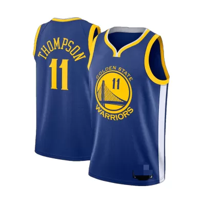 Men's Golden State Warriors Thompson #11 Blue Retro Jersey - Icon Edition - uafactory