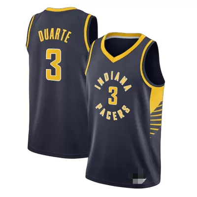 Indiana Pacers Chris Duarte #3 Swingman Jersey Navy for men - Association Edition - uafactory