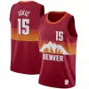 Denver Nuggets Nikola Jokic #15 2020/21 Swingman Jersey Red for men - City Edition - uafactory