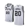 San Antonio Spurs Manu Ginobili #20 2020/21 Swingman Jersey White for men - Association Edition - uafactory