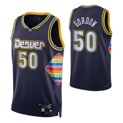 Denver Nuggets Aaron Gordon #50 2021/22 Swingman Jersey Navy for men - City Edition - uafactory