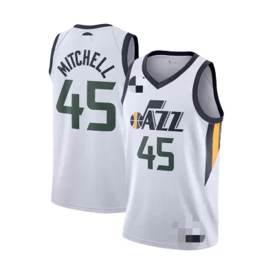 Utah Jazz Mitchell #45 Swingman Jersey White for men - Association Edition - uafactory