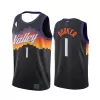 Phoenix Suns Booker #1 2021 Swingman Jersey Black for men - City Edition - uafactory