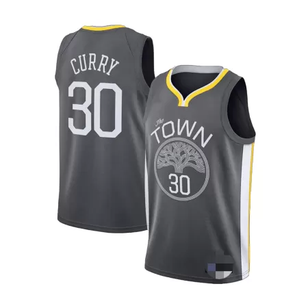 Men's Golden State Warriors Curry #30 Black Retro Jersey - Statement Edition - uafactory