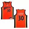 Men's Golden State Warriors Curry #30 Orange Retro Jersey 2009/10 - uafactory