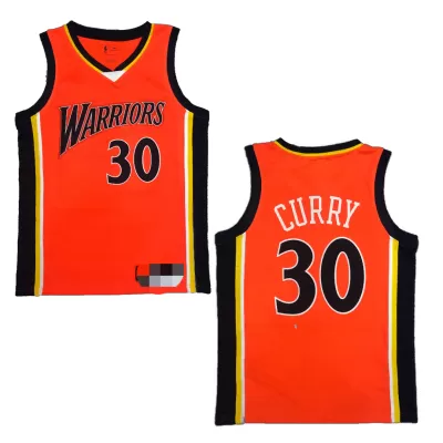 Men's Golden State Warriors Curry #30 Orange Retro Jersey 2009/10 - uafactory