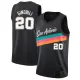 San Antonio Spurs Manu Ginobili #20 2020/21 Swingman Jersey Black for men - uafactory