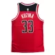 Washington Wizards Kyle Kuzma #33 2021/22 Swingman Jersey Red for men - Association Edition - uafactory