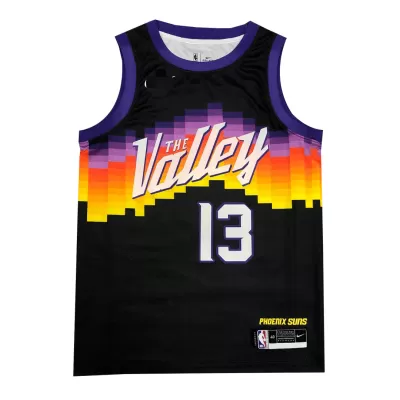 Phoenix Suns Nash #13 2021 Swingman Jersey Black for men - City Edition - uafactory