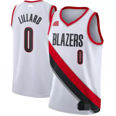 Portland Trail Blazers Damian Lillard #0 Swingman Jersey White for men - Association Edition - uafactory