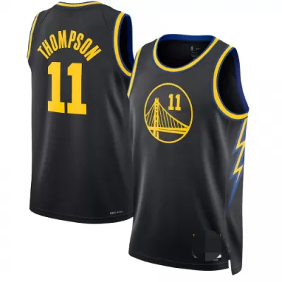 Men's Golden State Warriors Klay Thompson #11 Black Retro Jersey 2021/22 - City Edition - uafactory