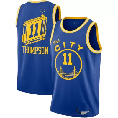 Men's Golden State Warriors Thompson #11 Royal Retro Jersey 2020/21 - Classic Edition - uafactory